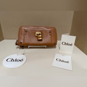 Chloé Brown Paddington Leather Wallet - please read for condition